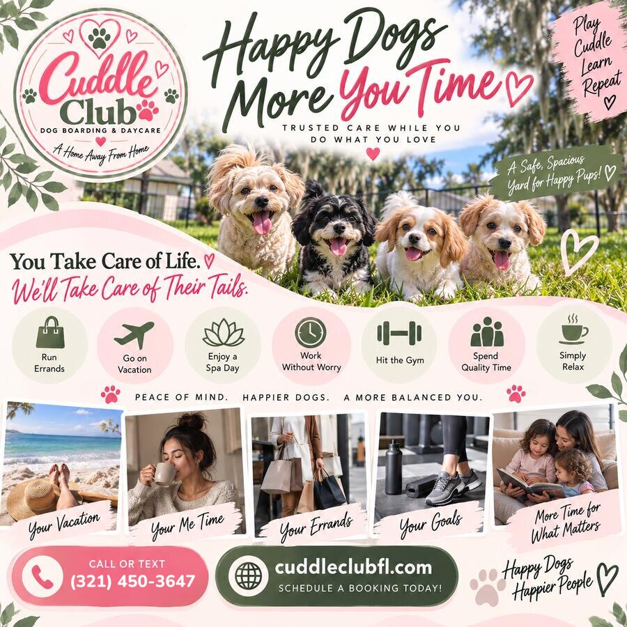 Happy dogs, more you time — we take care of their tails while you take care of life
